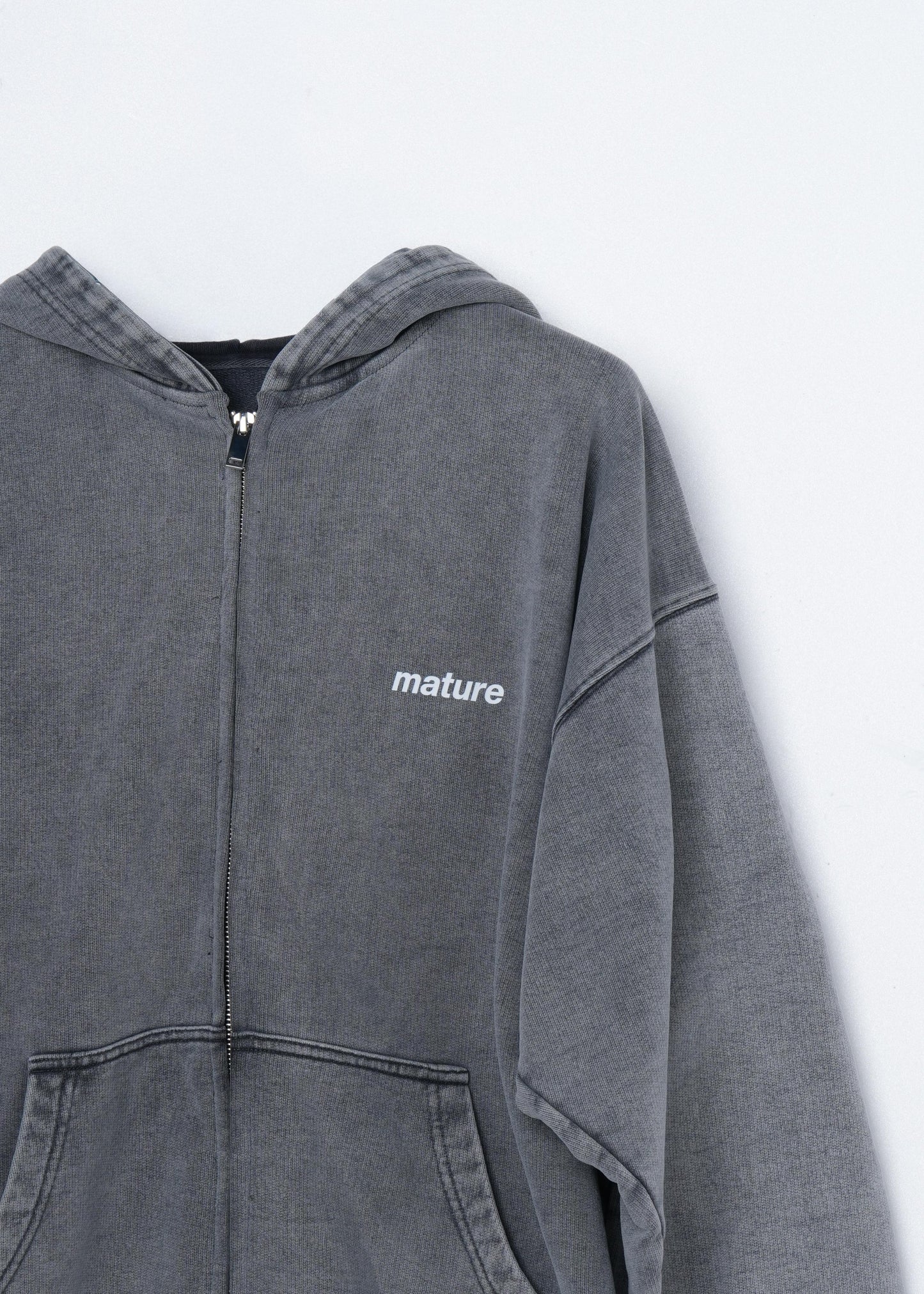 Sweat Zip Mature - Gray