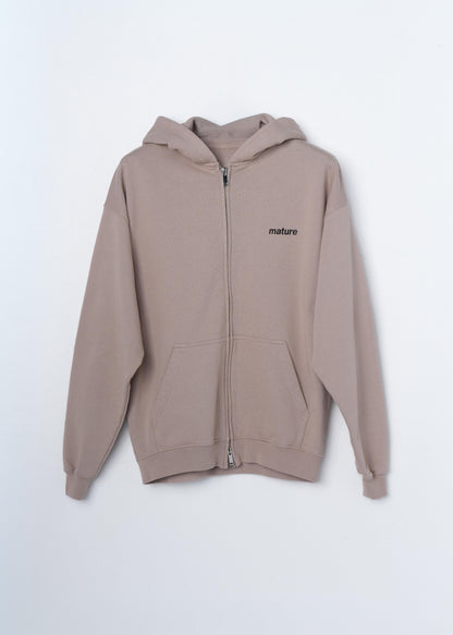 Sweat Zip Mature - Brown