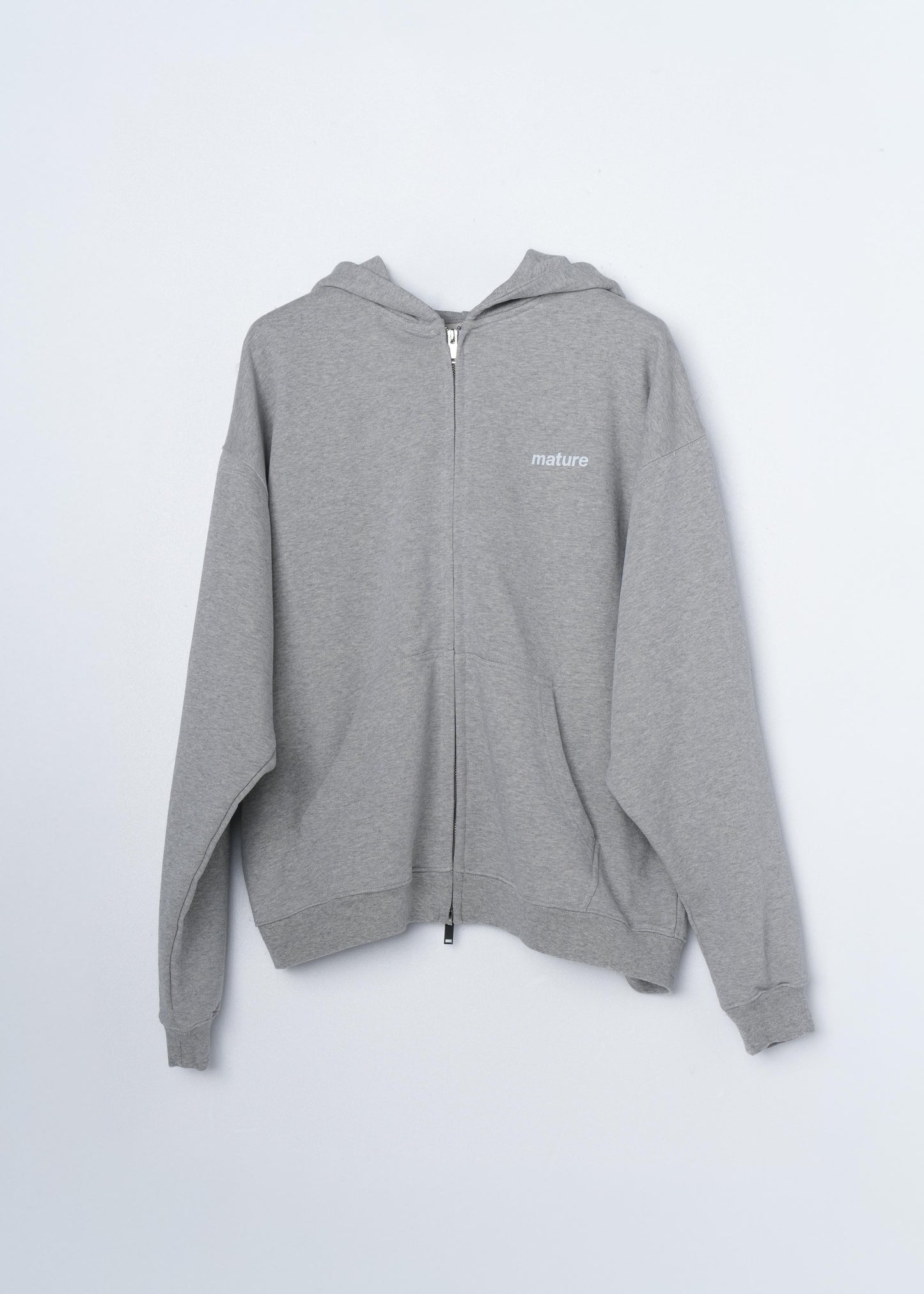 Sweat Zip Mature - Light Gray