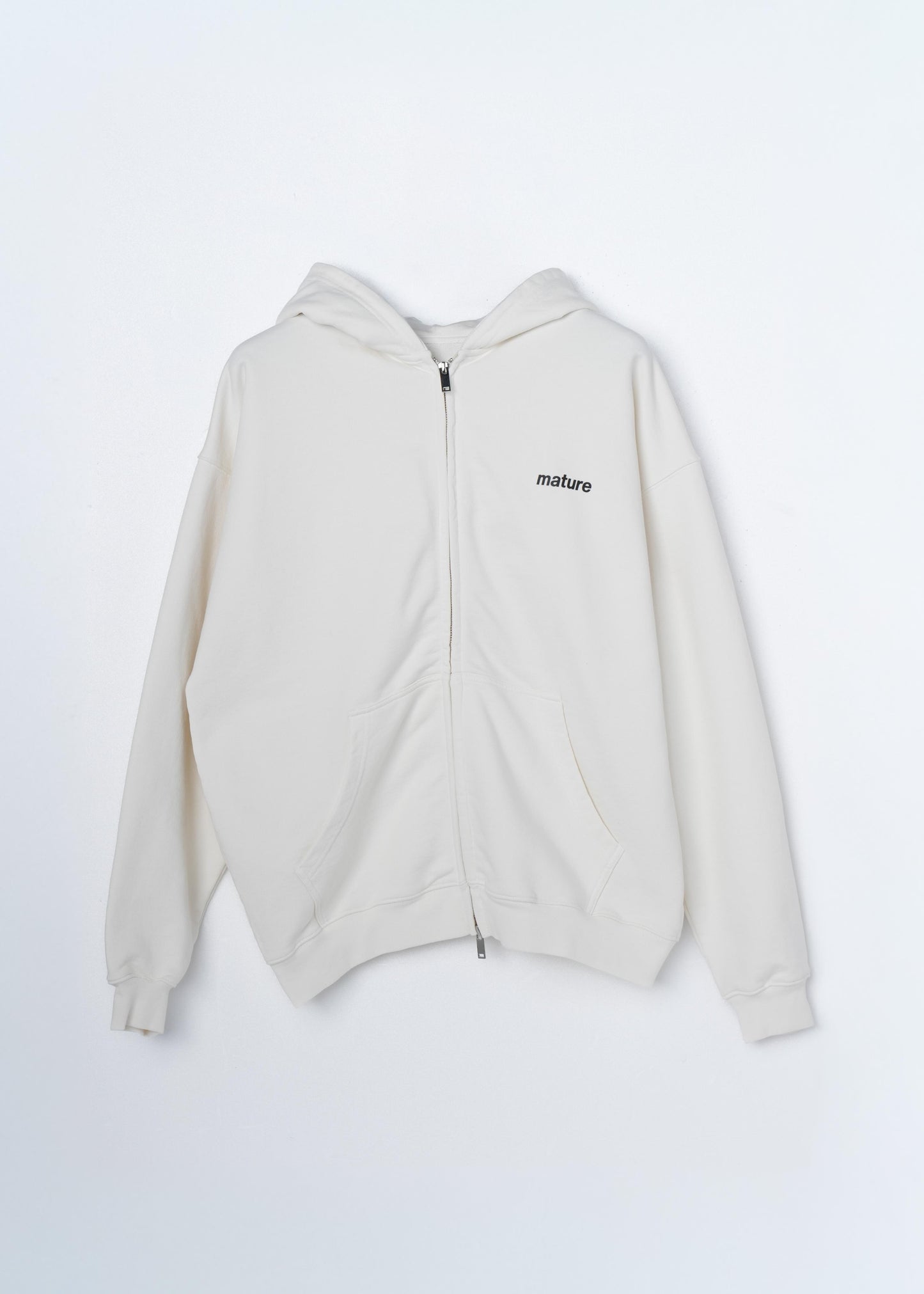 Sweat Zip Mature - Créme