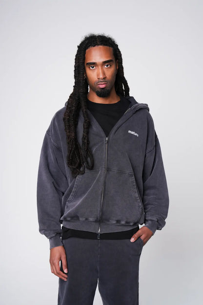 Sweat Zip Mature - Dark Gray