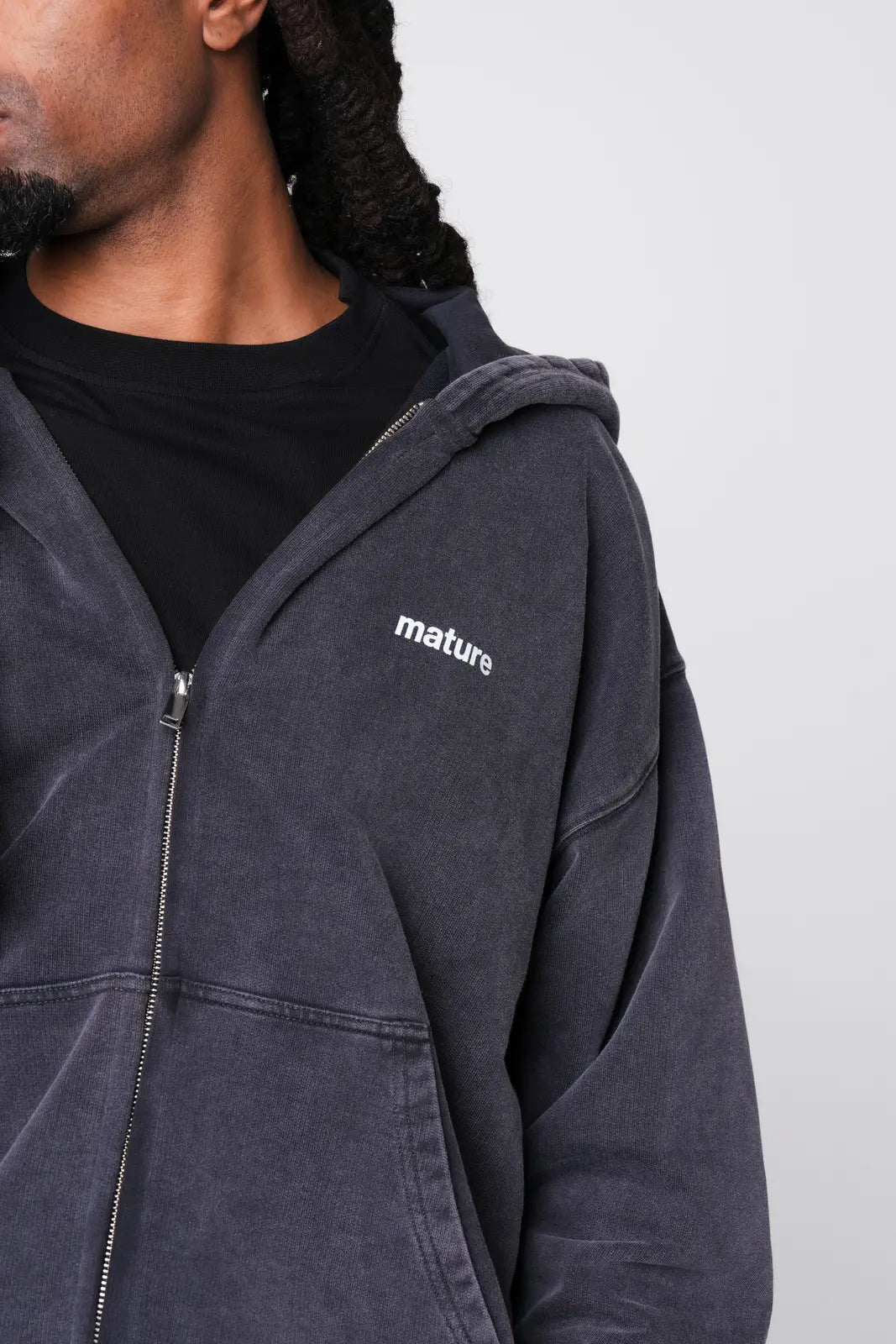 Sweat Zip Mature - Dark Gray