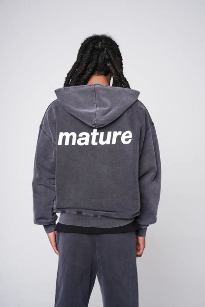 Sweat Zip Mature - Dark Gray