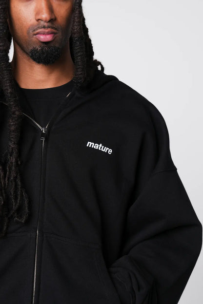 Sweat Zip Mature - Black
