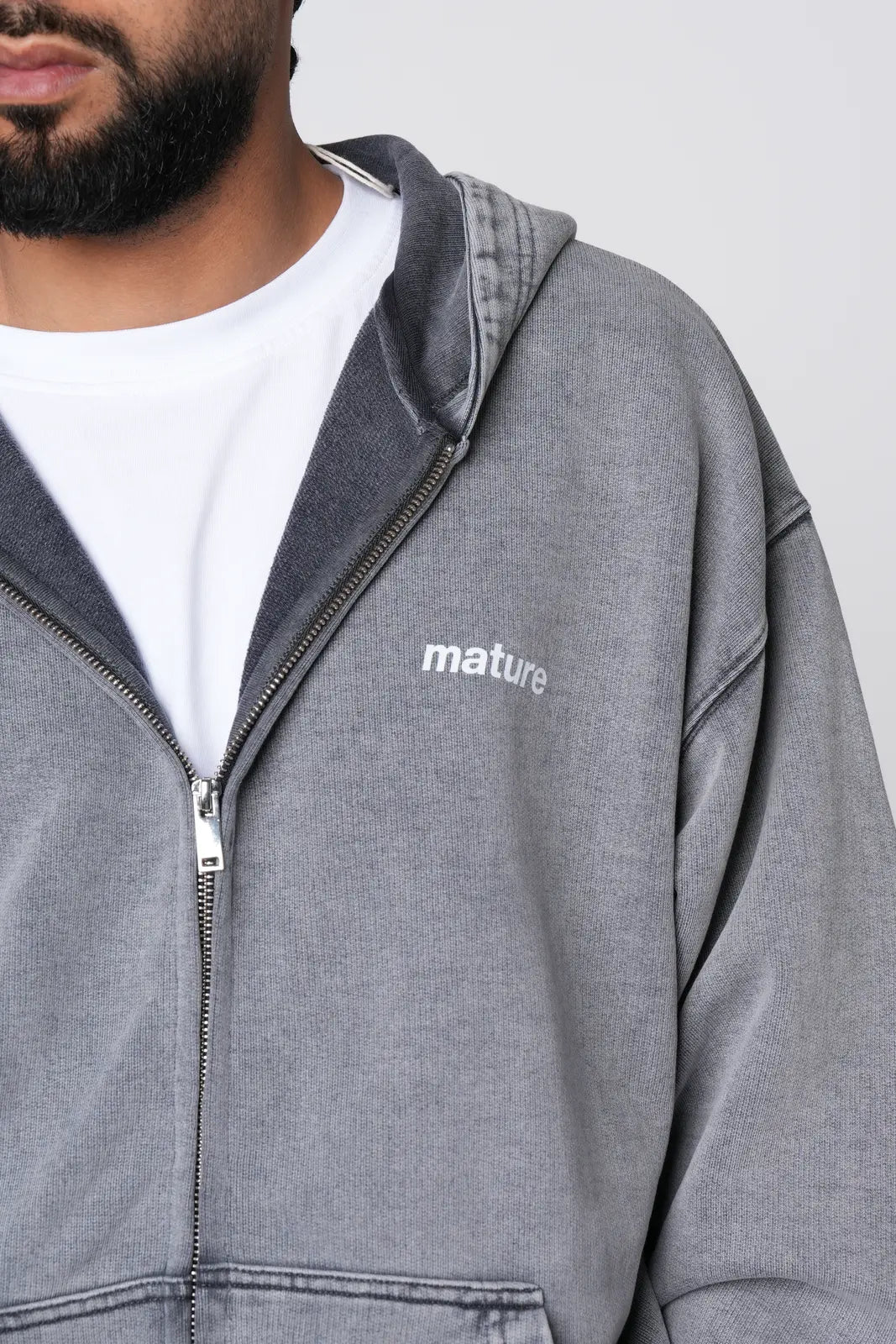 Sweat Zip Mature - Gray