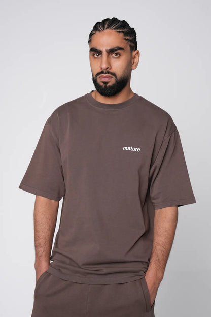T-shirt Mature - Brown