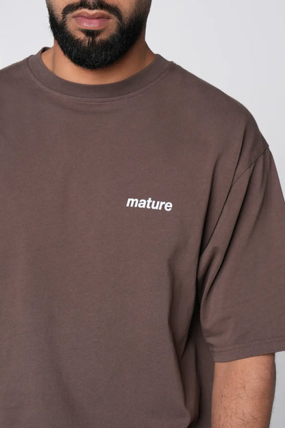 T-shirt Mature - Brown