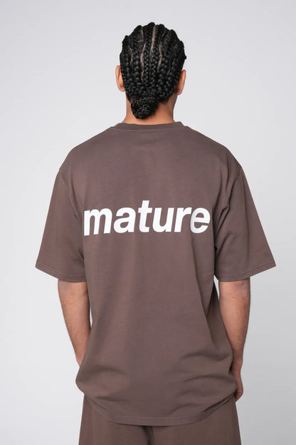 T-shirt Mature - Brown