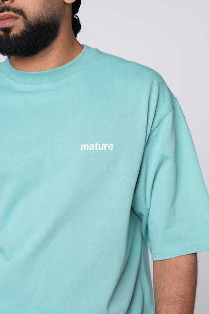 T-shirt Mature - Turquoise