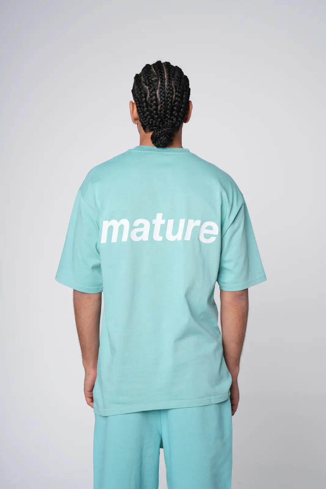 T-shirt Mature - Turquoise